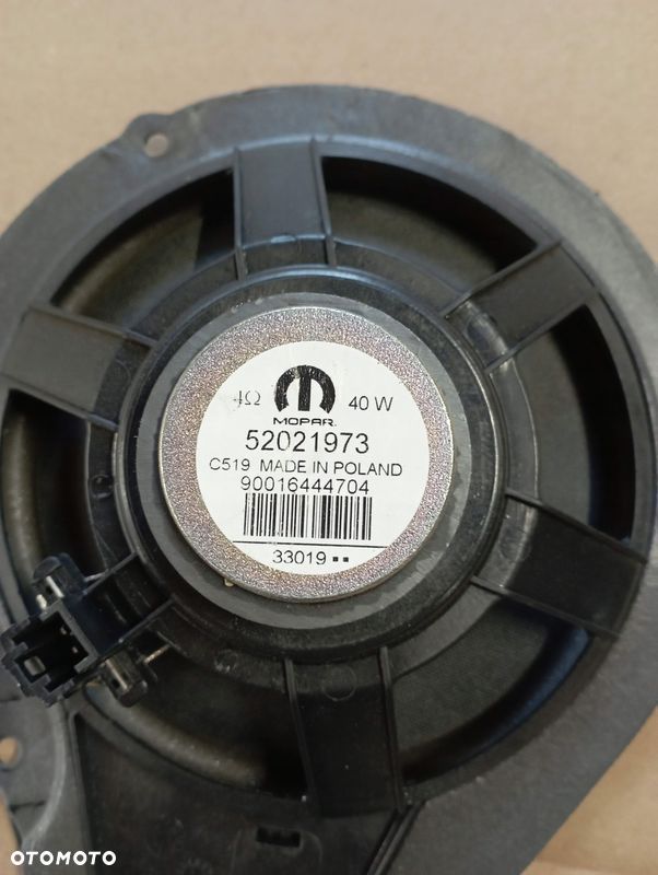 FIAT 500 GŁOŚNIKI PRZÓD TYŁ KOMPLET 52021973 52021975 518936010 - 3