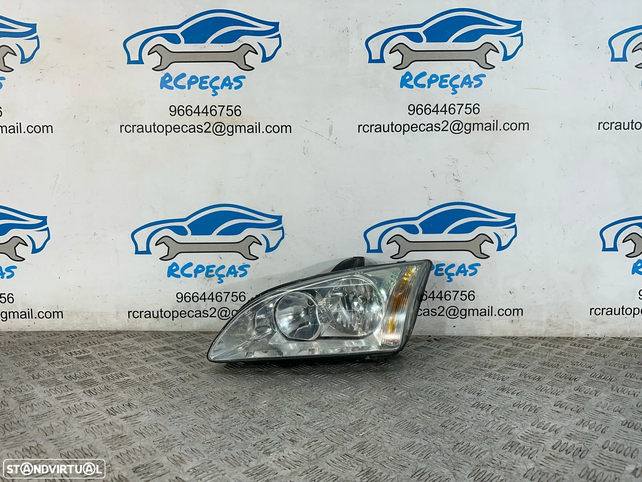 Otica Farol Frente Frontal Esquerda Ford Focus 2 Mk2 Fase 1 4M51-13W030-BD - 4