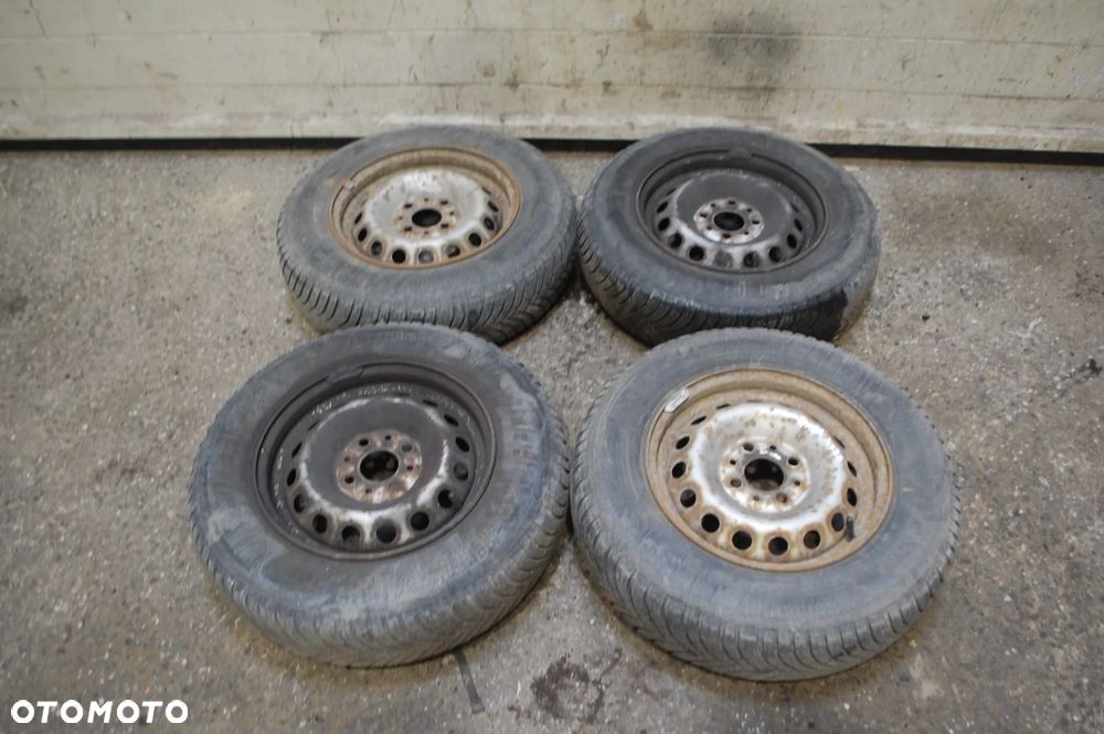 FELGI STALOWE + OPONY ZIMOWE 4X98 KLEBER 155/80R13 2022R. FIAT PANDA OPEL - 1