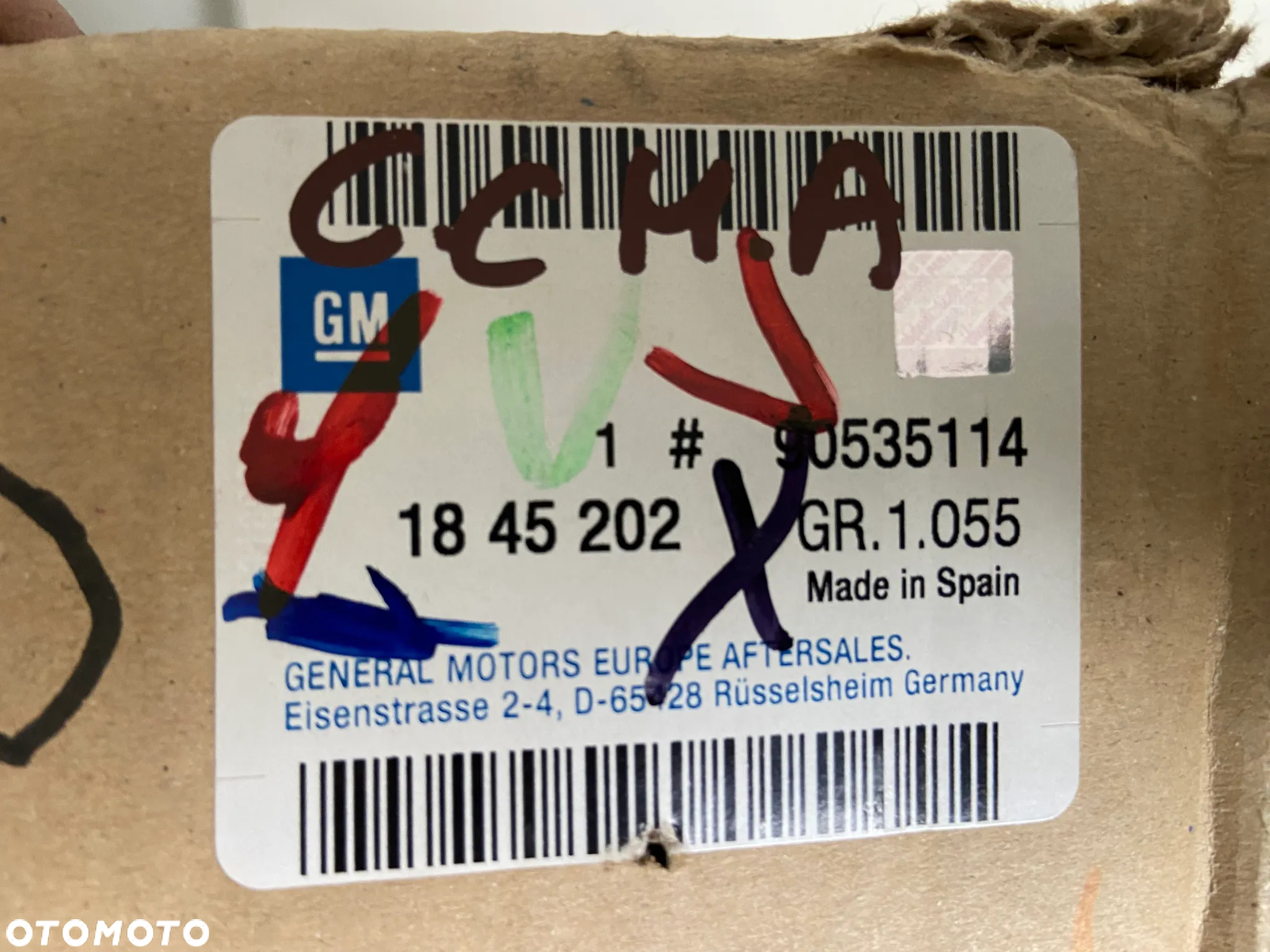 NOWY GM OPEL Combo Corsa C Tigra Wentylator nawiewu powietrza 1845202 90535114 - 4
