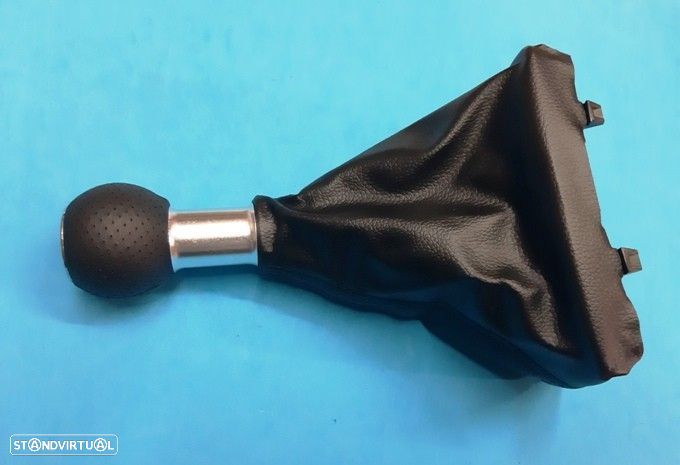 Moca manete alavanca velocidades + fole  Audi A4 de 2001-2008    5 ou 6V  NOVA - 2