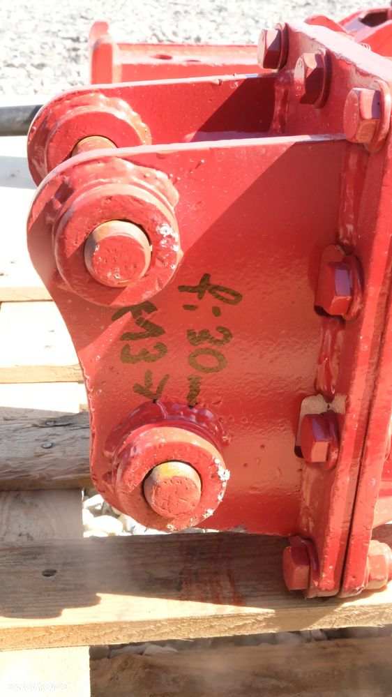 Młot hydrauliczny wyburzeniowy 120kg do minikoparki JAB  30mm trzpień - 5