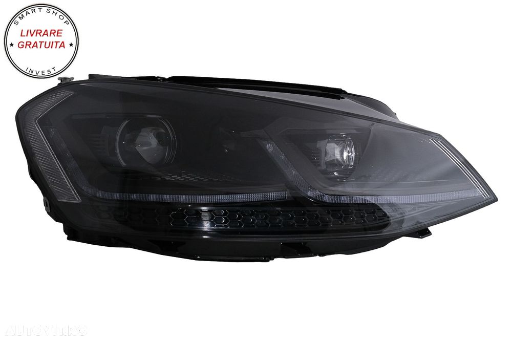 Faruri LED VW Golf 7 VII (2012-2017) Facelift G7.5 Design cu Semnal Dinamic- livrare gratuita - 3