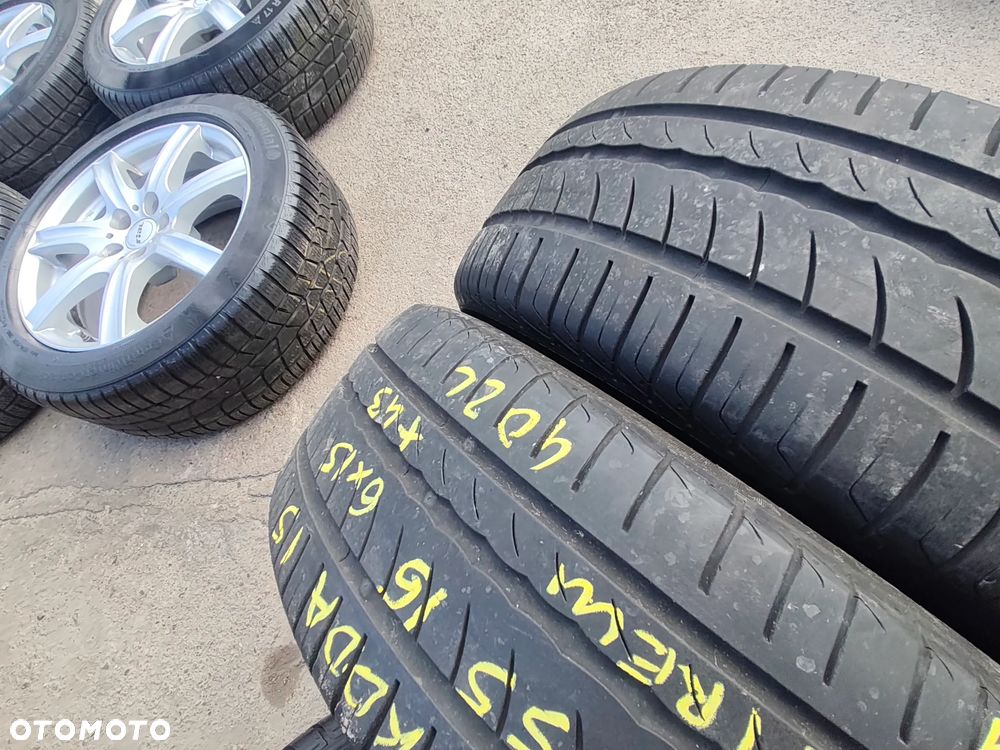 5x100 Felgi Aluminiowe Alufelgi Oryginalne 15 Koła Letnie Lato SKODA FABIA PRAKTIK ROOMSTER RAPID OCTAVIA I SEAT IBIZA CORDOBA TOLEDO II 2 IV 4 LEON I VW FOX POLO GOLF IV 4 NEW BEETLE BORA AUDI A3 8L A2 A1 Legnica ALU-RAD 195/55 - 21