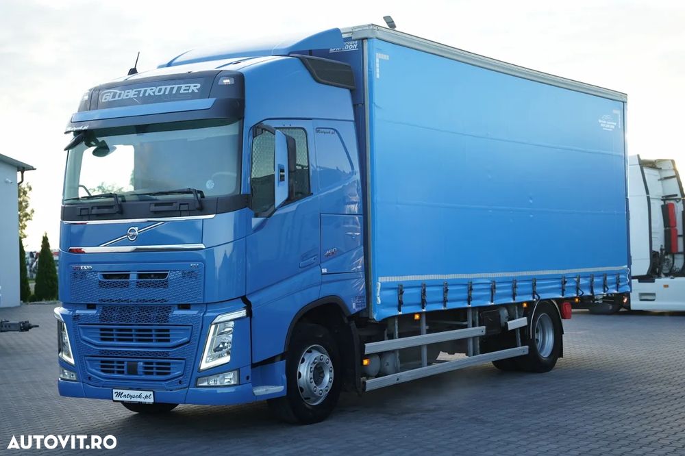 Volvo FH 460 / SEMIREMORCĂ CU PRELATĂ (CURTAINSIDER) - 7,4 M / CAMION RIGID / I-PARK COOL / PODEA REZISTENTĂ (HEAVY-DUTY) - 2