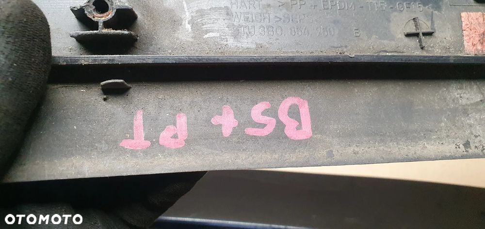 Listwa drzwi prawy tył tylna prawa VW Passat B5 3B0854950B - 6