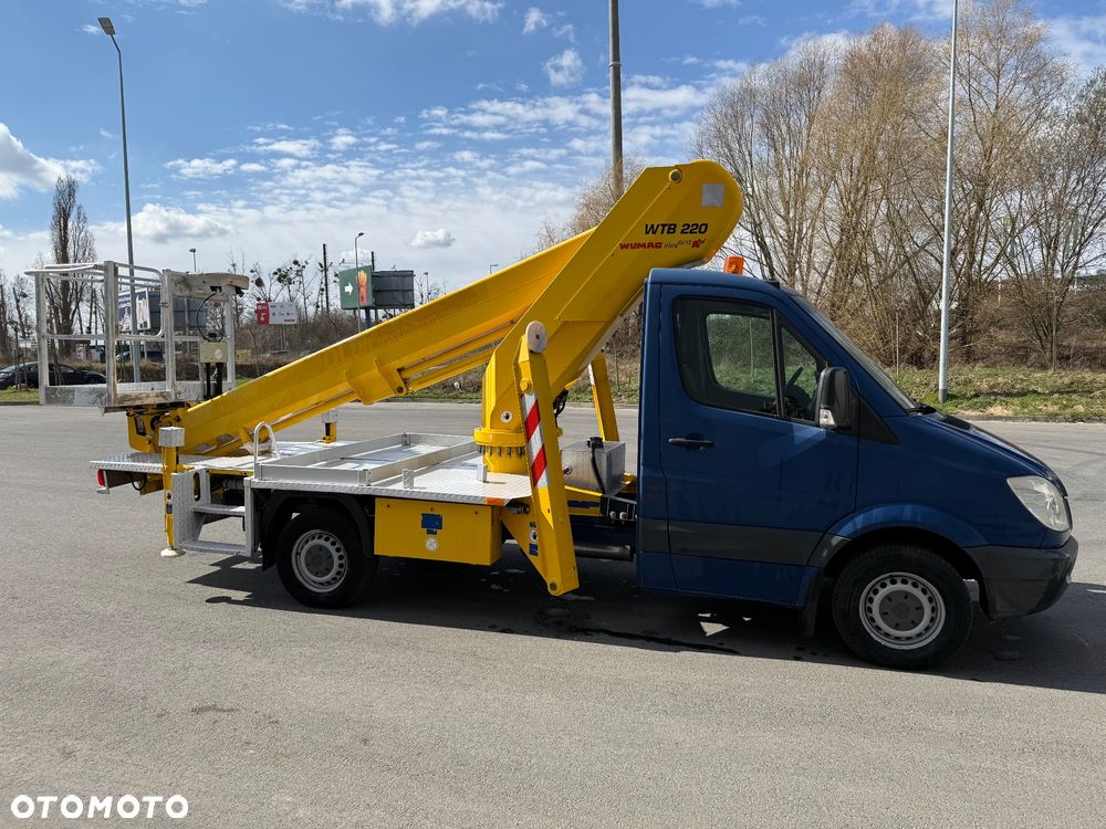 Mercedes-Benz Podnośnik Koszowy Wumag WTB 220 22 metry 14 w Bok Pilot UDT Palfinger zwyżka jak Gsr Ruthmann Multitel - 5