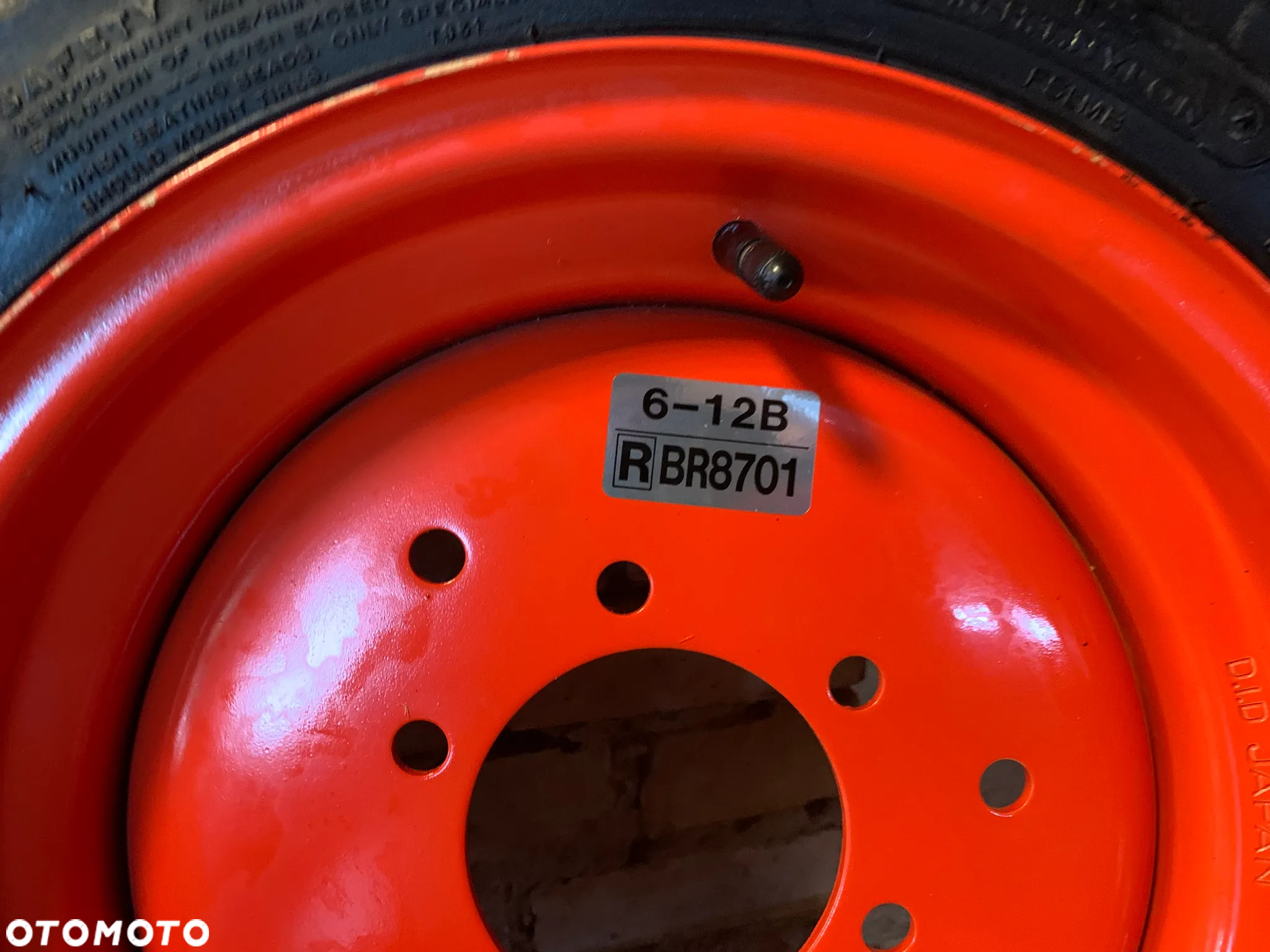 FV 23% Nowa Opona 6-12 BRIDGESTONE FARMSERVIS LUG-M odpowiednik 155/80/12 Opona + Felga Kubota Koła - 8
