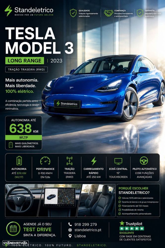 Tesla Model 3 Long Range RWD - 1