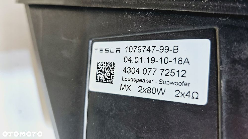 subwoofer tesla model 3 1079747-99-b - 7