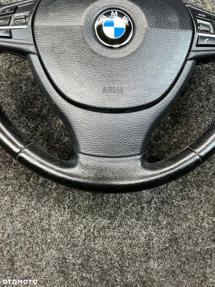 bmw f01 kierownica poduszka air bag multifunkcja skóra - 2