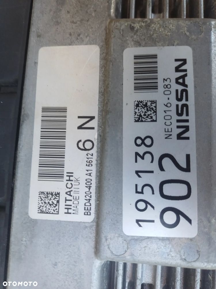 Nissan Note II E12 1.2 dig-s sterownik silnika NEC016-083 NEC 016-083 BED420400A1 zestaw startowy - 4