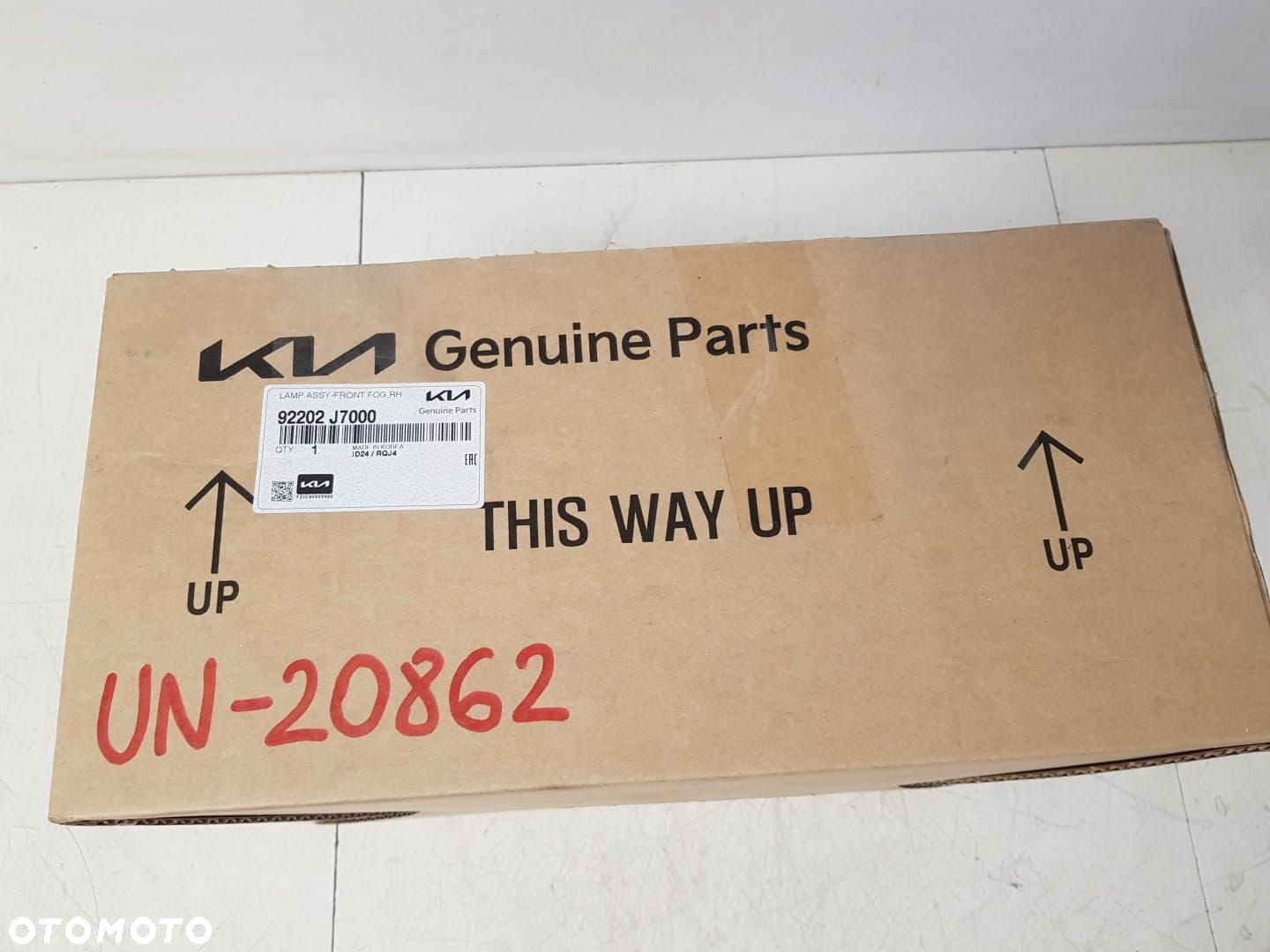 ORYGINALNY HALOGEN KIA CEED III 3 17-21r PRAWY PRZÓD W ZDERZAK PRAWA PRZEDNIA 92202J7000 92202-J7000 - 9