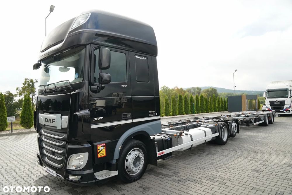 DAF XF 480 / BDF / 6X2 / ZESTAW TANDEM / SSC / KLIMATYZACJA POSTOJOWA / OŚ PODNOSZONA / WECON / PO KONTRAKCIE SERWISOWYM - 3