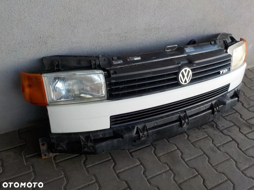 VW T4 96- PRZÓD GRILL WZMOCNIENIE PAS PRZEDNI BIAŁY - 2