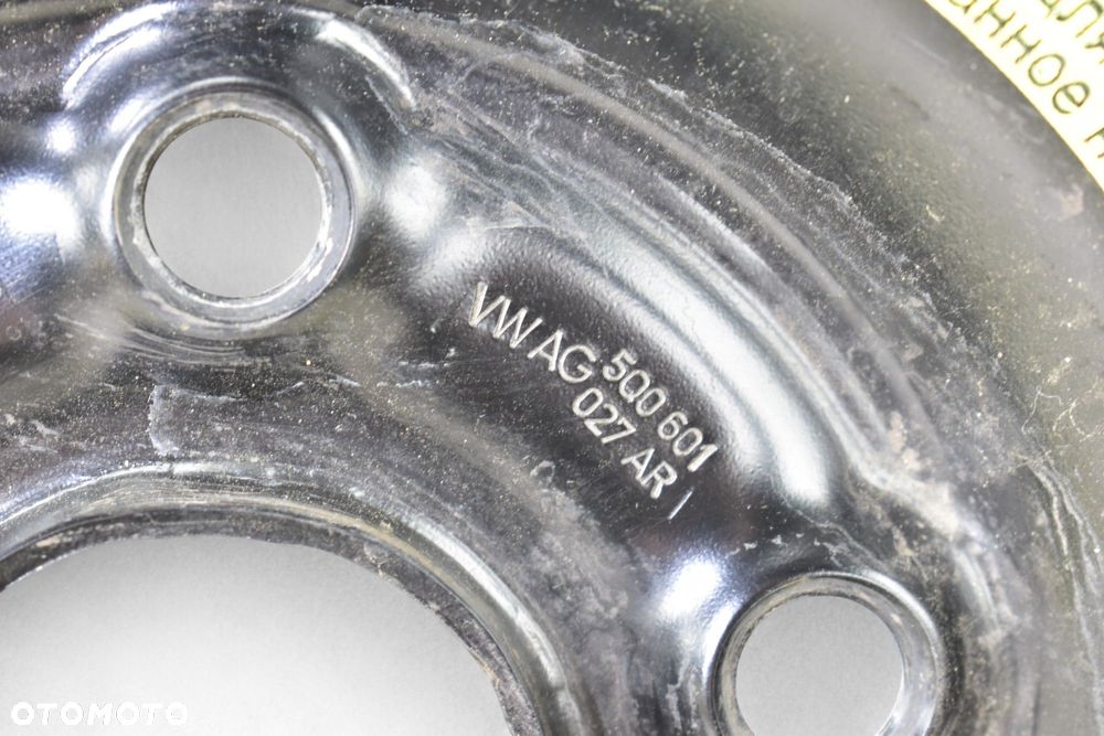 Koło Dojazdowe VOLKSWAGEN GOLF VII 3.5" x 16" 5x112 ET25,5 5Q0601027AR - 5