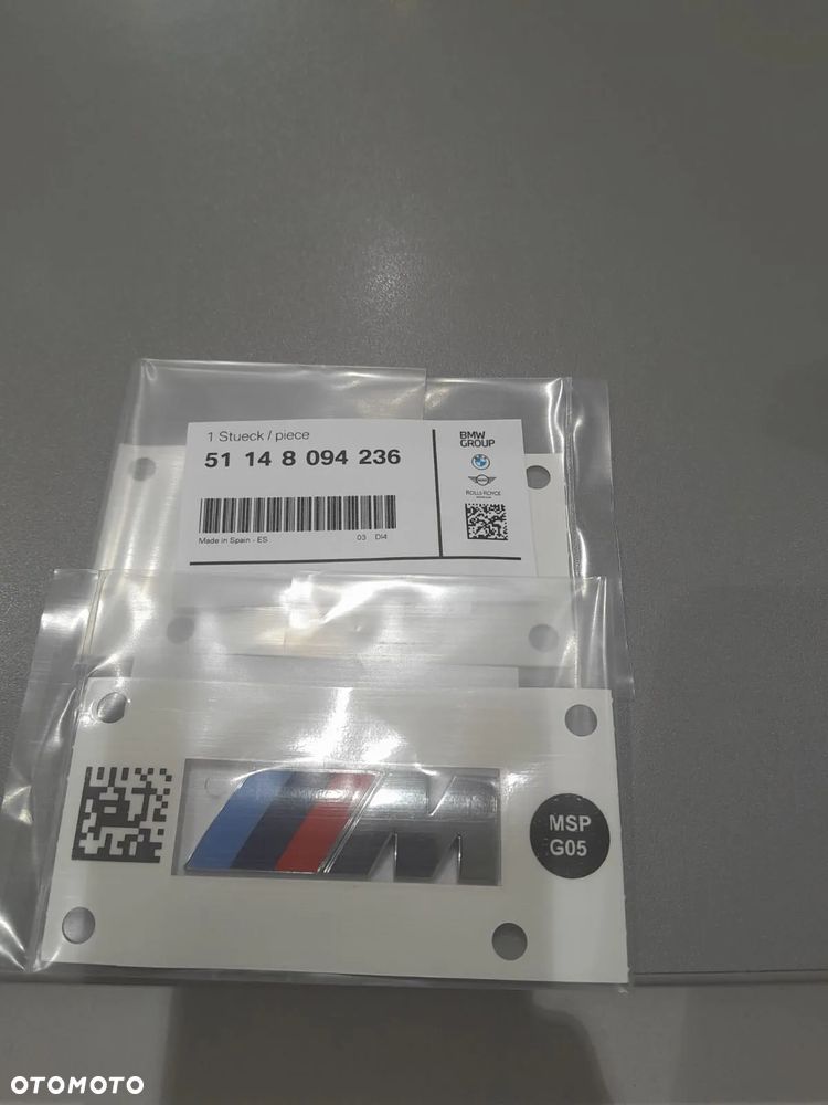 Emblemat błotnika M BMW (nr 51148094236) - 1