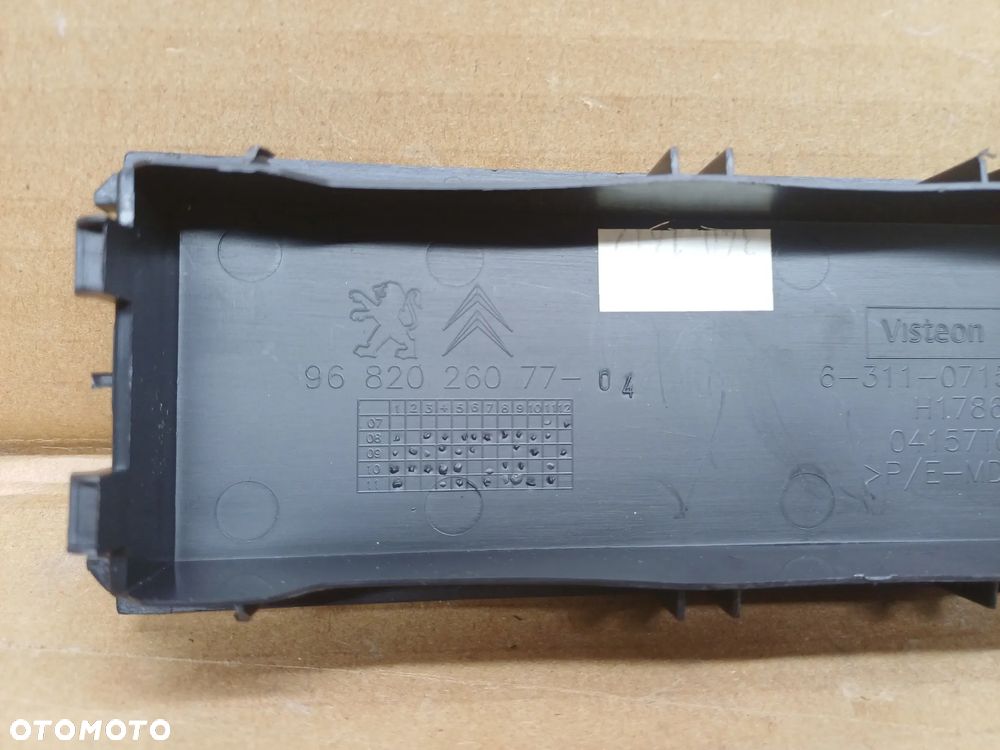 Zaślepka konsoli 9682026077 Citroen Berlingo II Peugeot Partner 08-18 - 8