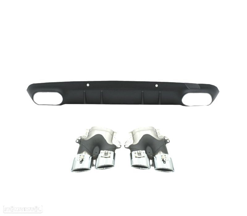 DIFUSOR MERCEDES W257 18-24 LOOK AMG CLS53 OO---OO - 2