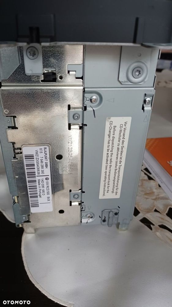 VW PASSAT EOS GOLF RADIO RCD 500 1KO035195 D - 2