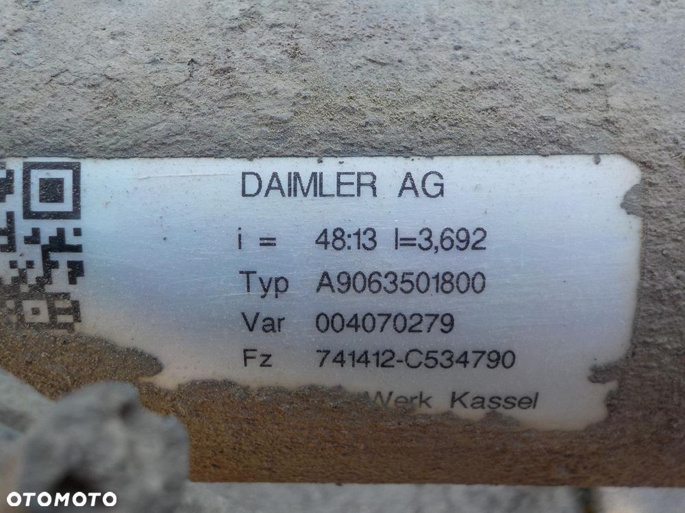 VW CRAFTER SPRINTER 906 06- DYFER MOST 48:13 SZYBKI DUŻA GŁOWA PEWNY - 2