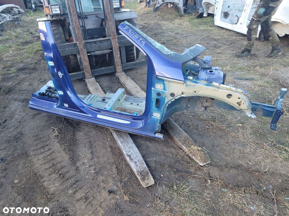 PEUGEOT 308 T9 ĆWIARTKA PRAWA PRZÓD DŁUGA PRÓG SŁUPEK PRAWY - 1