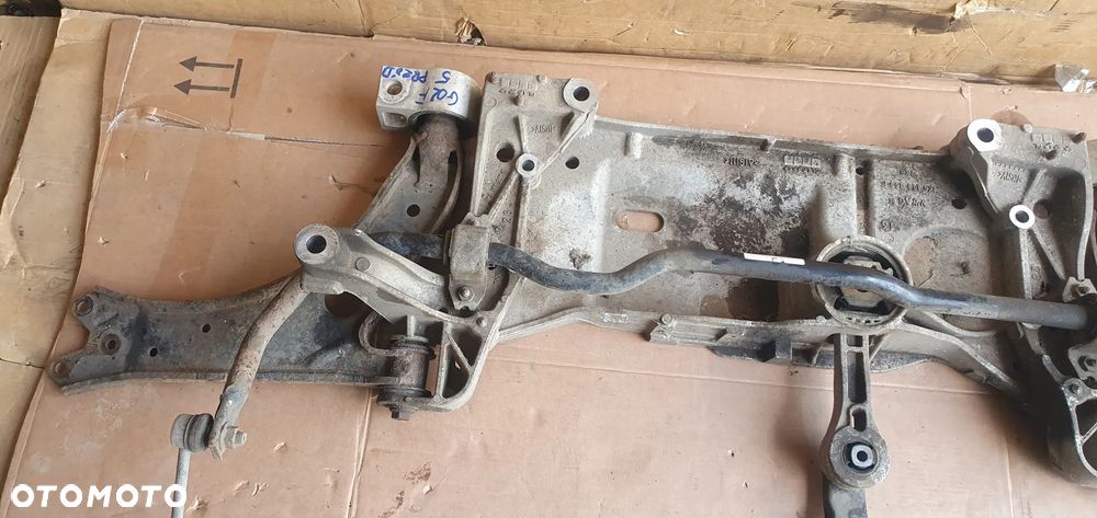 Wózek sanki belka zawieszenie przód wahacze stabilizator VW Golf V 2.0 SDI 1K0199369F - 2