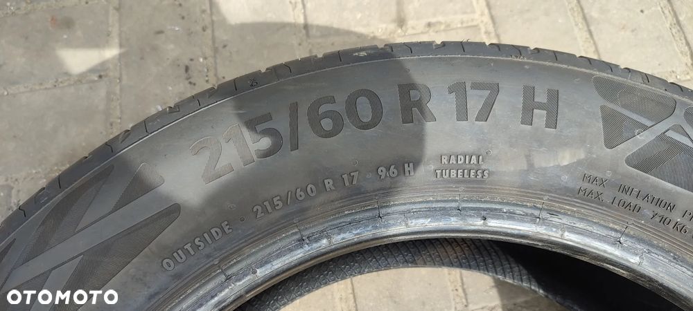 OPONY 215/60R17H CONTINENTAL ECOCONTACT 6 2x(3523) 2x (4819) 6.5 mm LATO KOMPLET 4 SZTUKI - 10