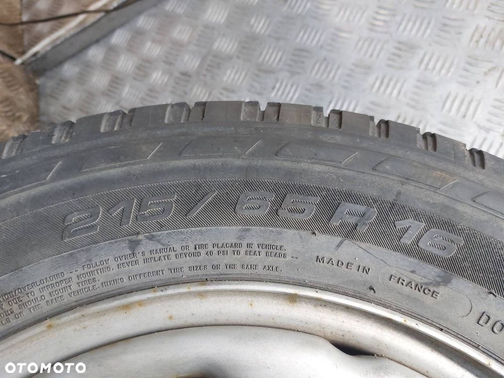 KOŁO ZAPASOWE ZAPAS FELGA OPONA 5x108 x16 FI60,1 215/65R16 SCENIC RX4 - 2