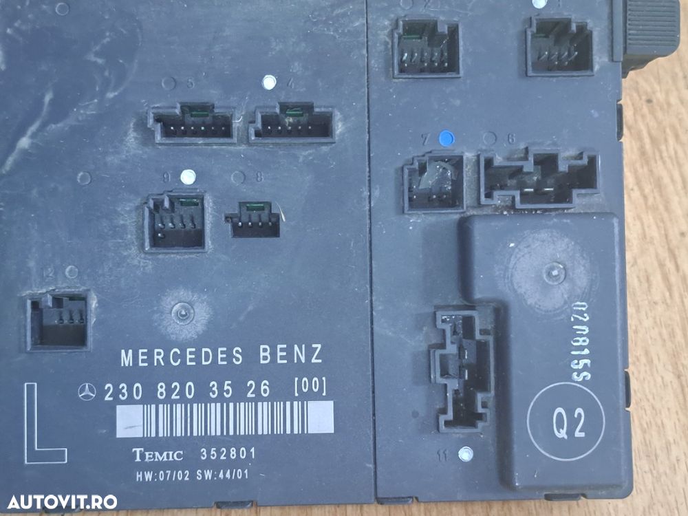 Modul Calculator Usa Portieră Stânga Mercedes SL R230 – Cod A2308203526 - 3