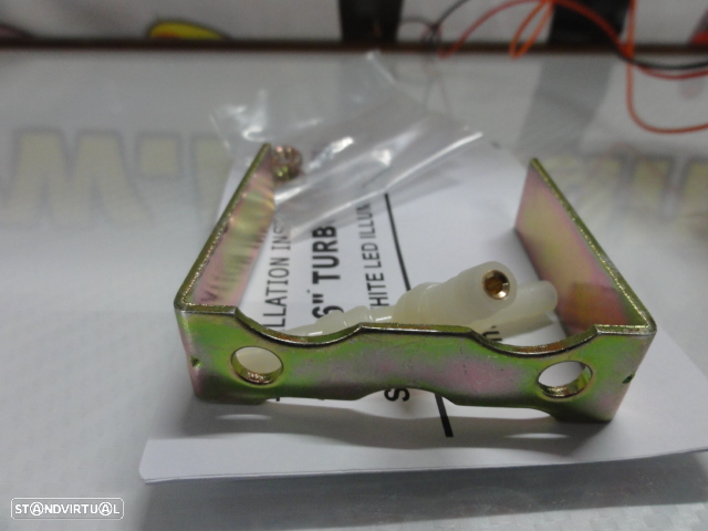 Manometro da Pressao do Turbo 3 bar Fundo Preto / smoke c/iluminaçao led branco Depo Racing Japan 52mm de diametro - 6