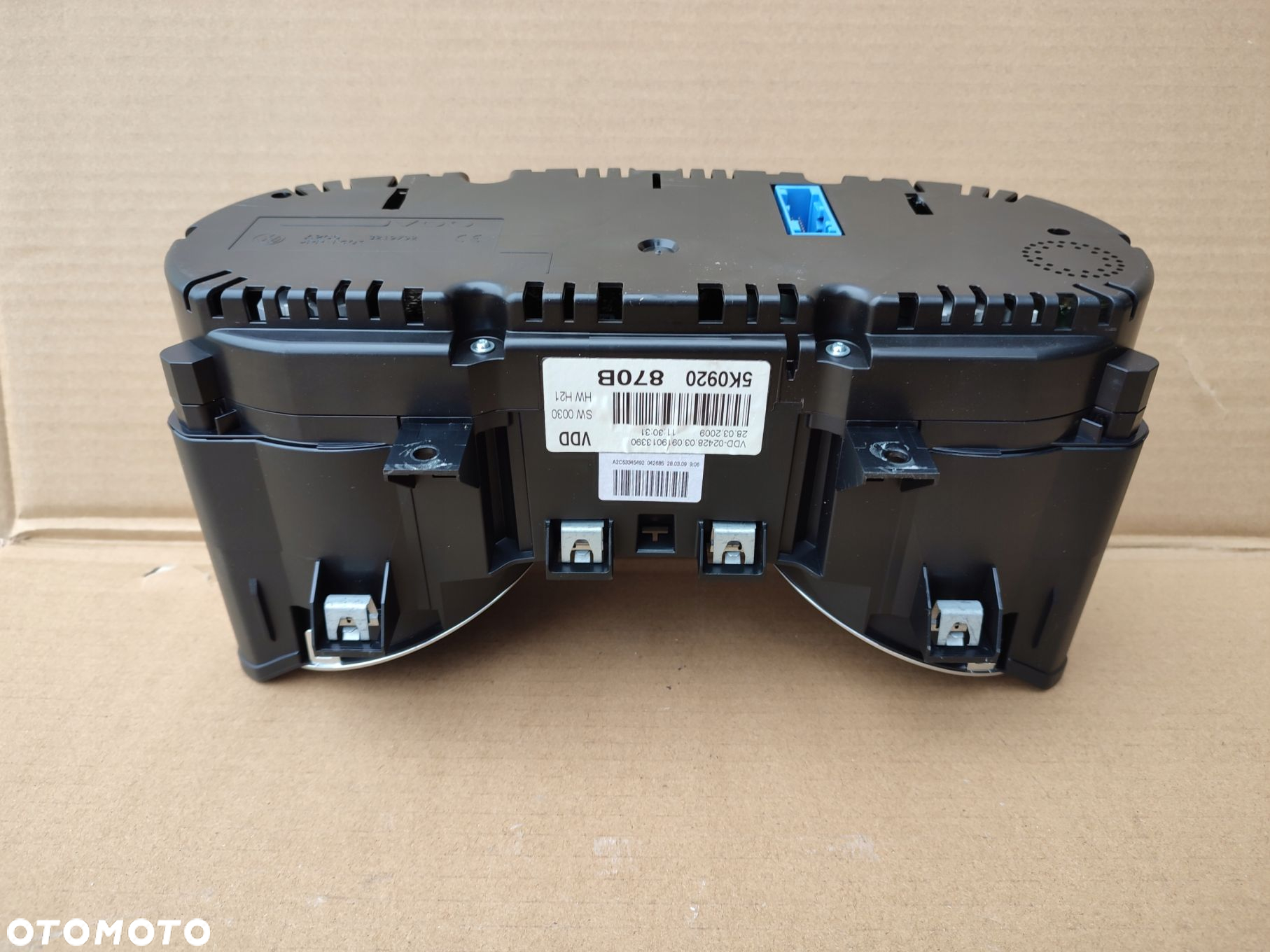 Licznik zegary VW GOLF VI 1.4TSI 75TYS PRZEBIEGU EUROPA 5K0920870B - 6