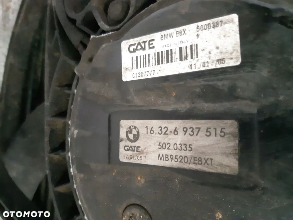 BMW E87 E90 E92 2.0 D KOMPLET CHŁODNIC WENTYLATOR - 4