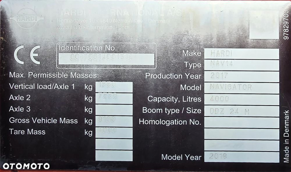 Hardi Navigator 4000 - 6