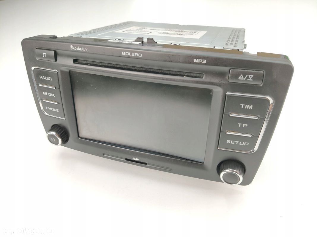 RADIO BOLERO CD SKODA OCTAVIA II YETI RAPID 1Z0035156M - 1