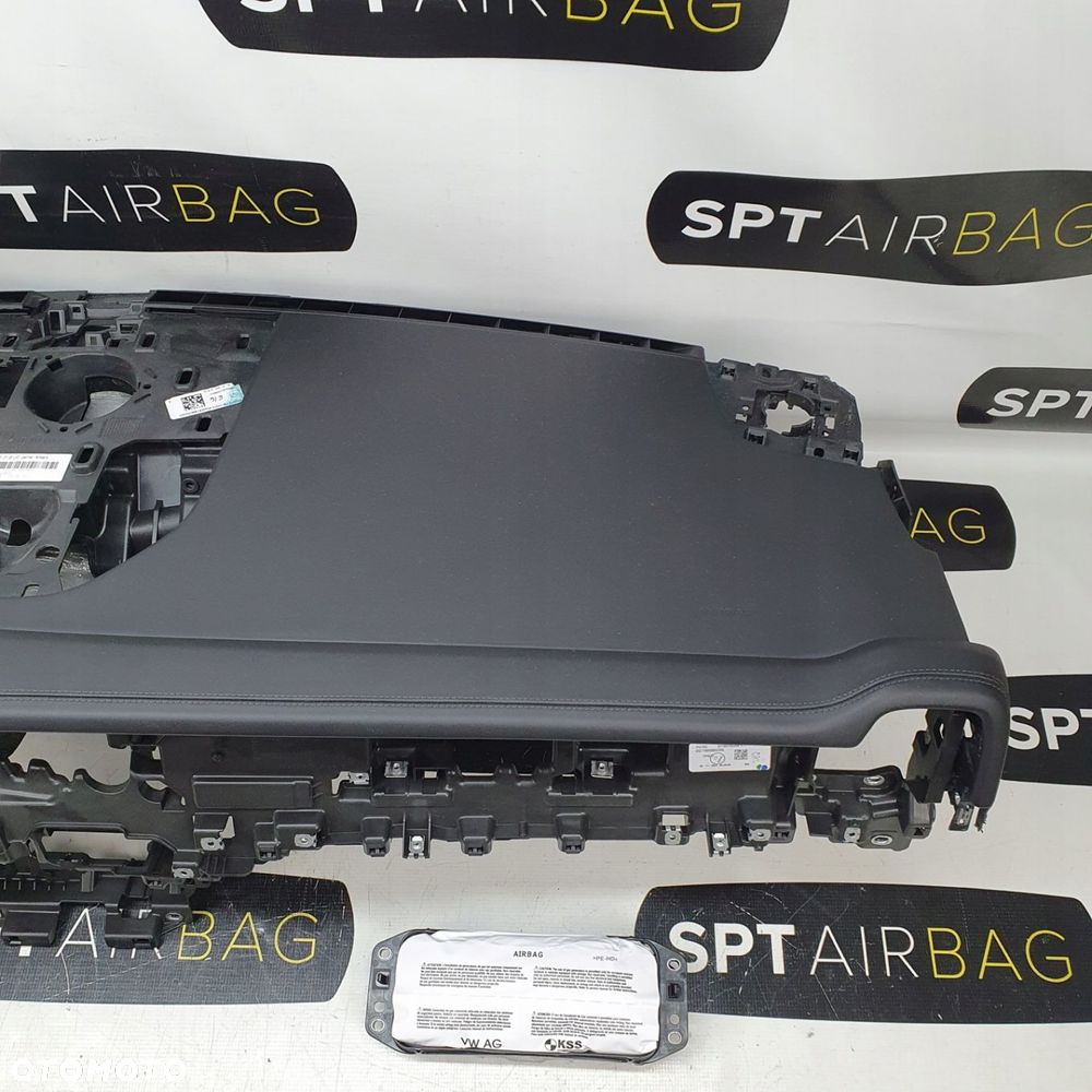 PORSCHE CAYENNE III LIFT 9Y DESKA ROZDZIELCZA KONSOLA KOKPIT PULPIT PODUSZKI AIRBAG AIR BAG PASY KIT SET - 4