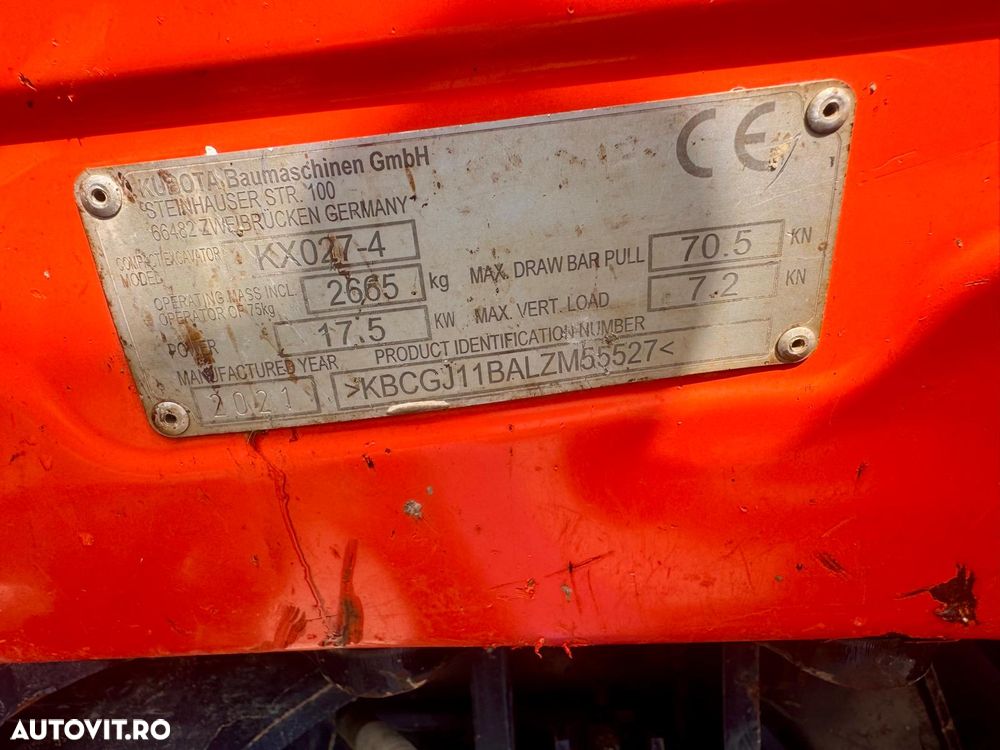 Kubota KX027 - 8