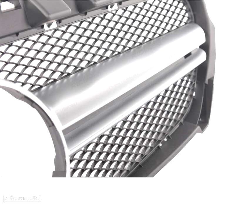 GRELHA FRONTAL MERCEDES CLA W117 13-16 LOOK AMG CROMADA - 3