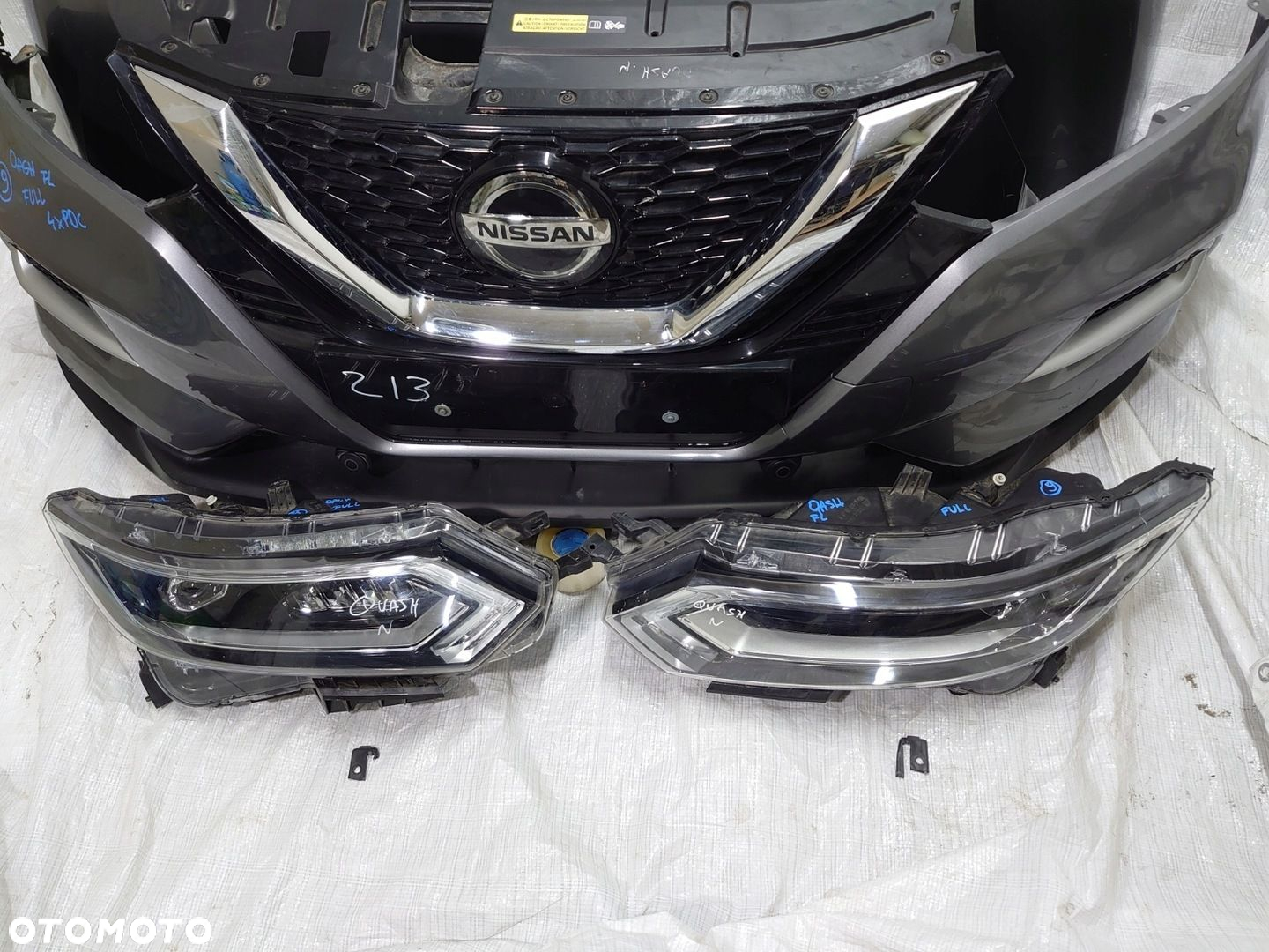QASHQAI II LIFT FULL PRZOD MASKA ZDERZAK LAMPY PAS - 5