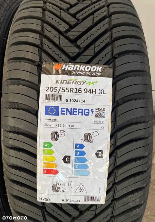 205/55R16 94H Hankook Kinergy 4S2 cztery nowe opony całoroczne 2025r - 2