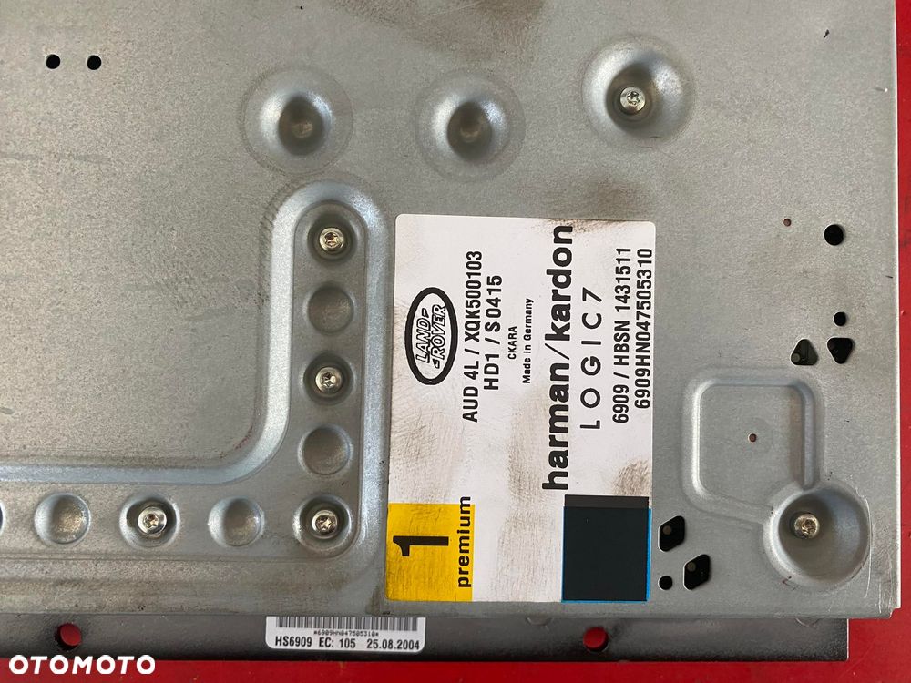 RANGE ROVER L322 WZMACNIACZ HARMAN KARDON XQK500103 - 3