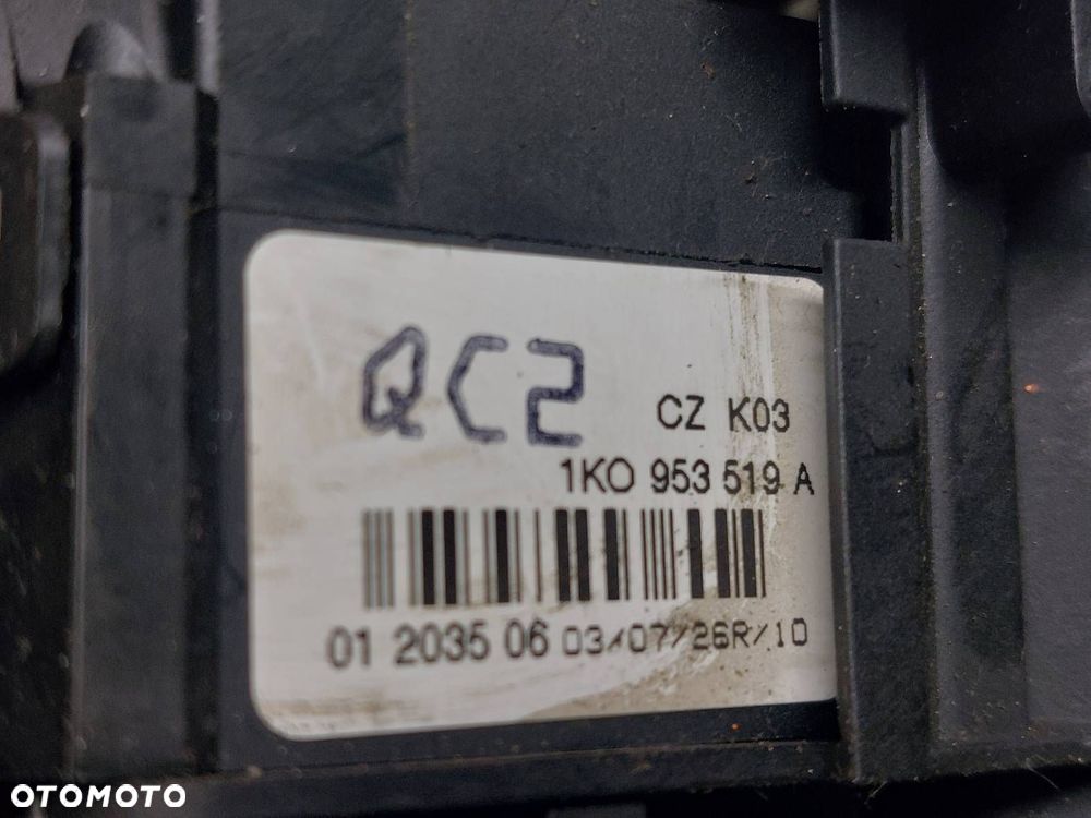 MANETKA PRZEŁĄCZNIK ZESPOLONY TAŚMA SYGNAŁU AUDI A3 8P 1K0959653 1K0953519A - 5