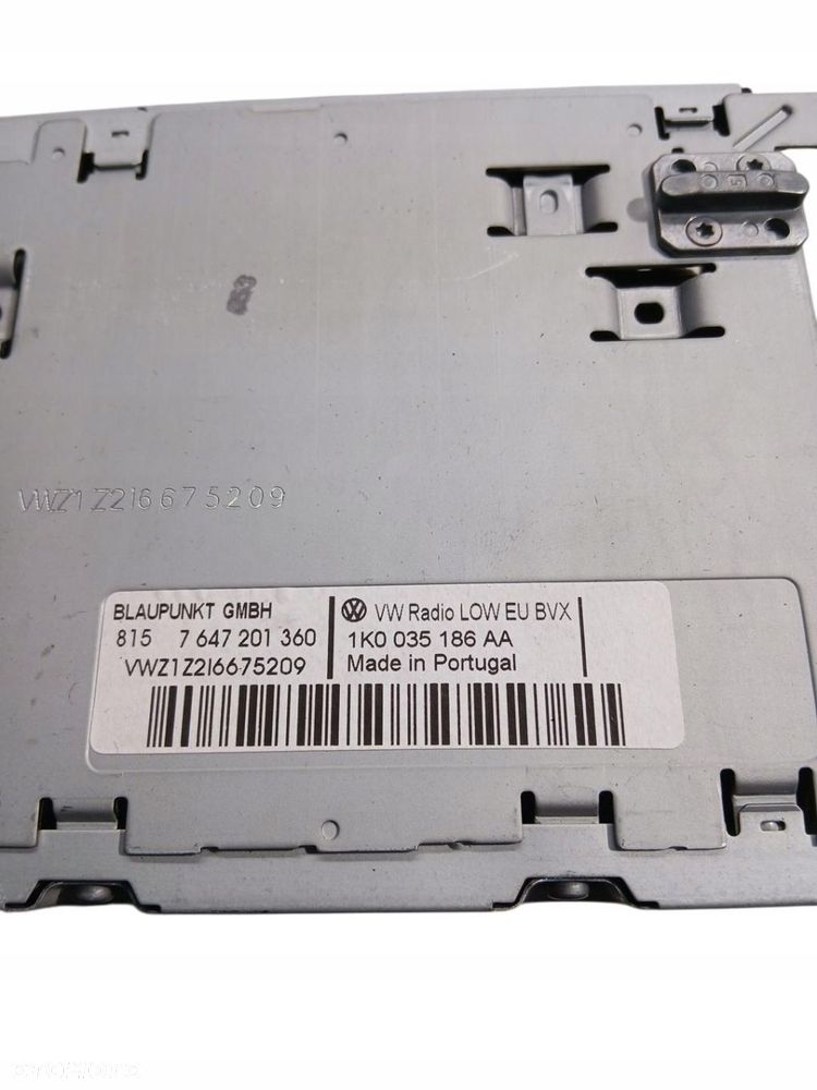 radio cd vw golf vi 1k0035186aa 7647201360 - 3