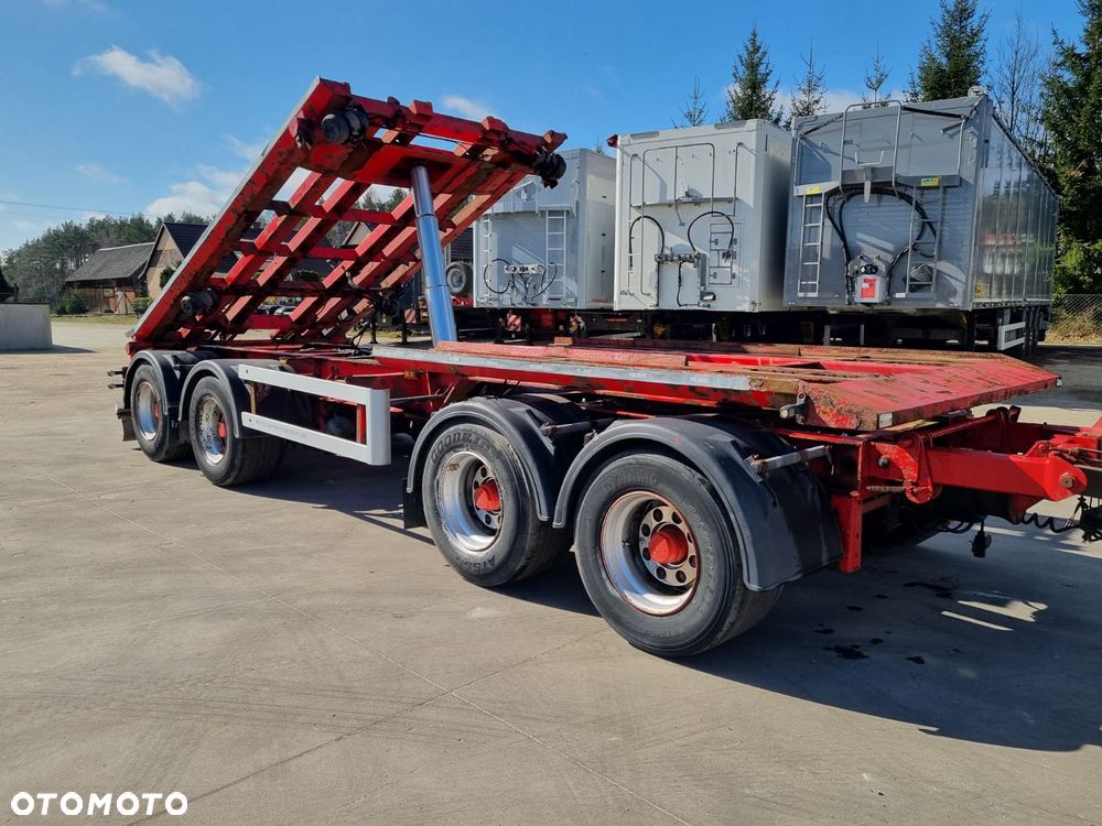 Kel-Berg Przyczepa Hakowiec Wywrotka do Przewozu Kontenerów 4 osie 7,50 m - 1