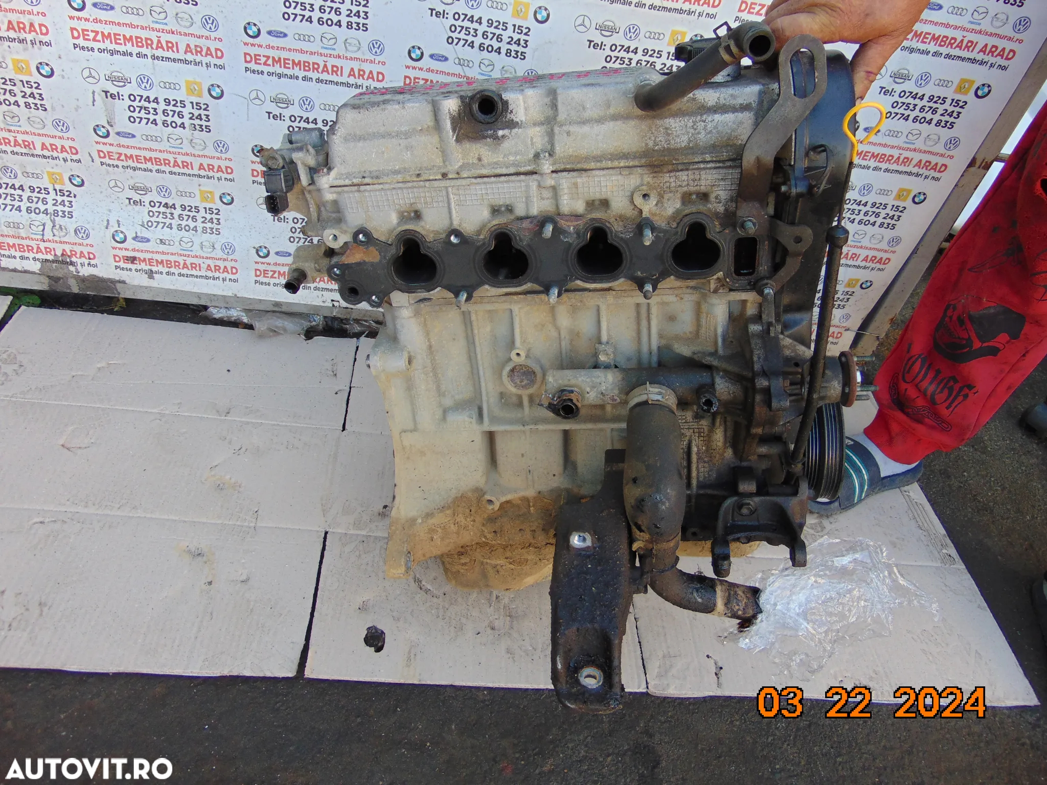 Bloc motor Suzuki Grand vitara 1.6 cod g16b benzina 1999-2005 bloc motor ambielat complet - 4