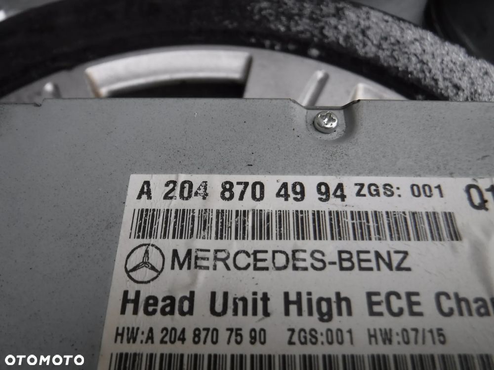 Mercedes C Klasa W204  radio nawigacja A2048704994 - 4