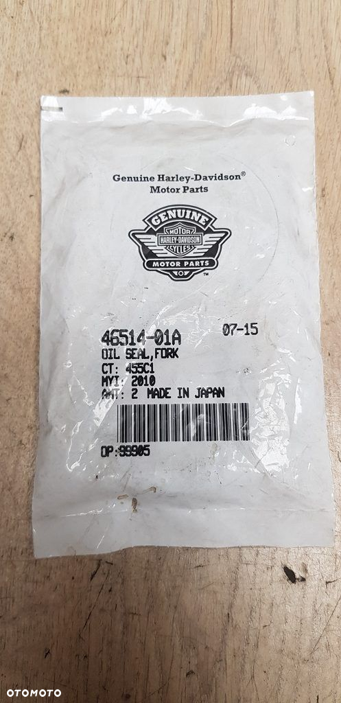 Uszczelniacze olejowe przedniego zawieszenia Harley Davidson 46514-01A - 3