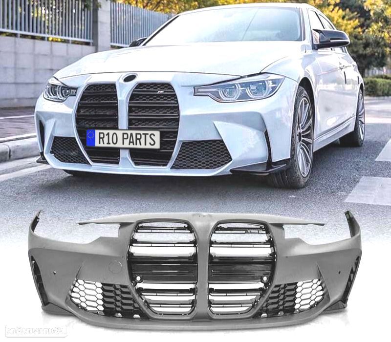 PARA-CHOQUES FRONTAL BMW F30 F31 11-18 LOOK M3 G80 PDC - 1