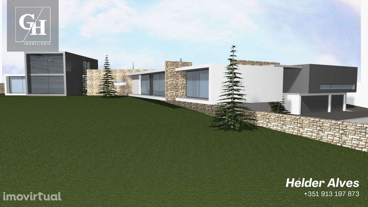 Terreno com moradia em construção - Aceita permuta - Grande imagem: 3/38