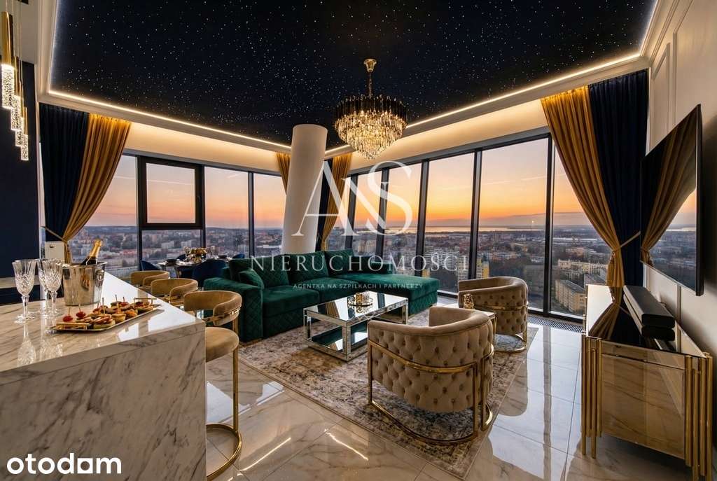 Apartament w Hanza Tower | 21p. | 3 pok.